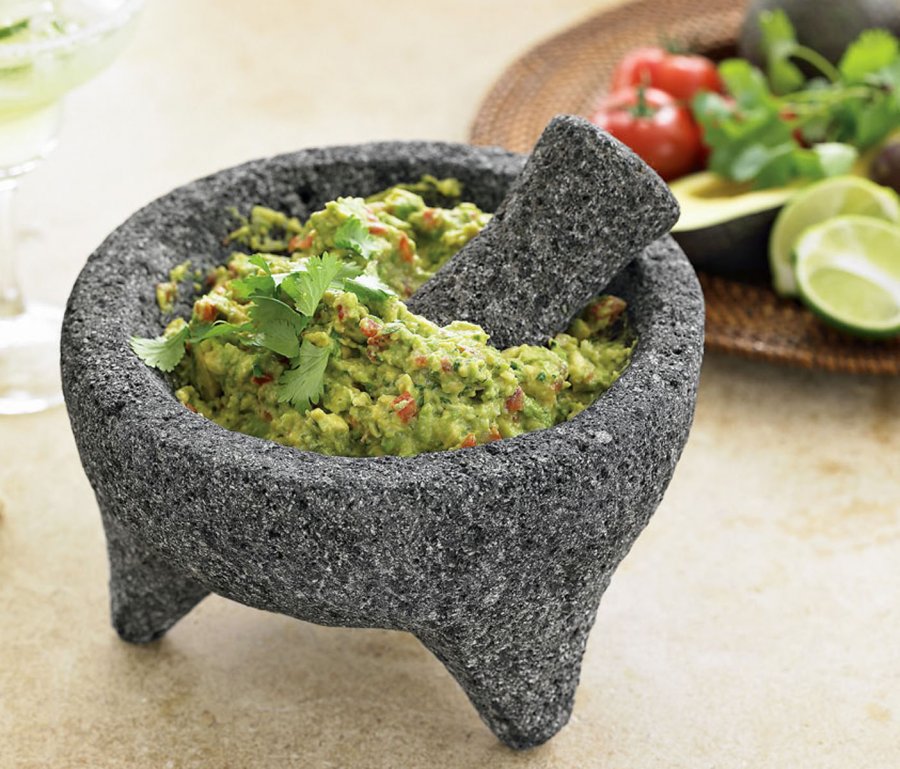 Traditional Molcajete Guacamole Maker